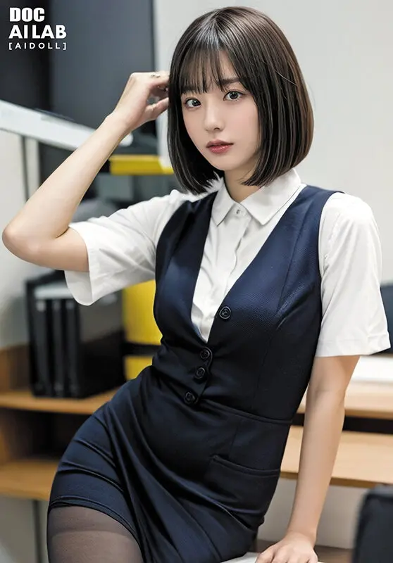 夢の共演！美少女×制服美女 作品画像-1